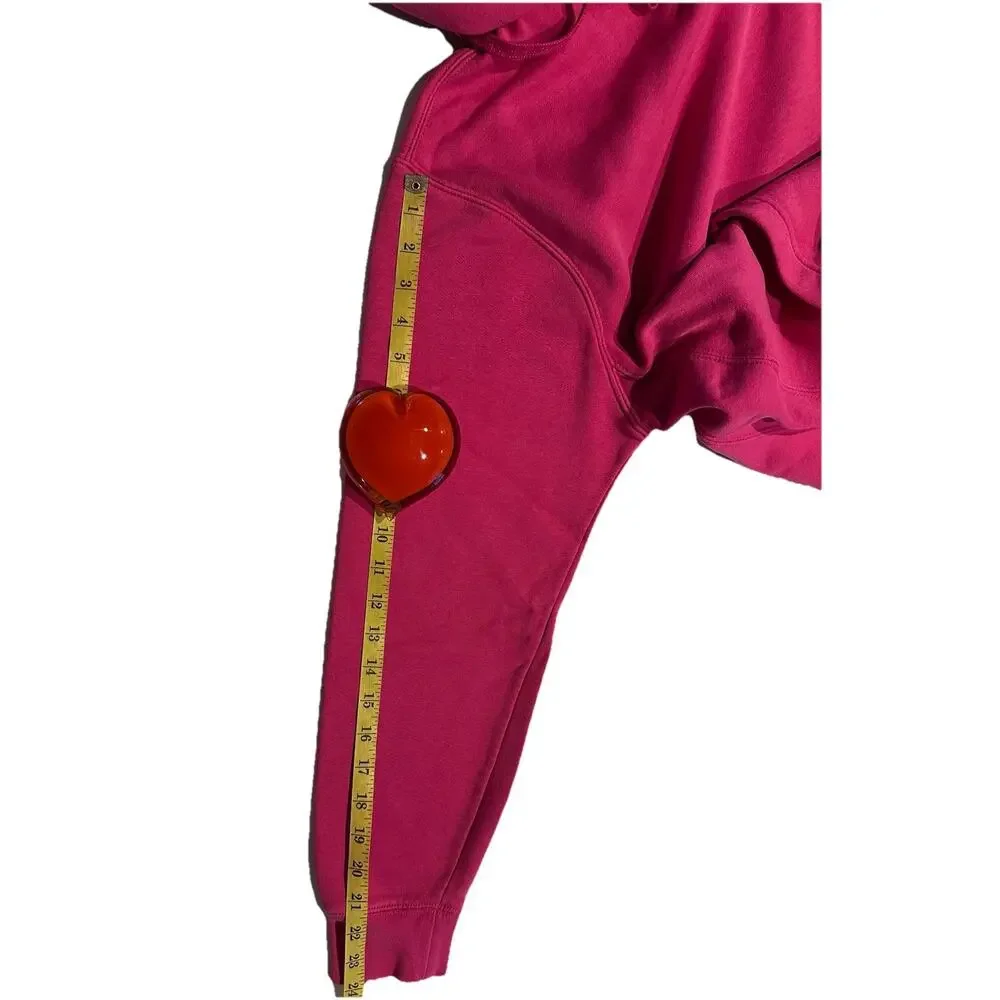 Nike Sportswear Womens Size Med Pink Fireberry Lightweight Hoodie Spring Easter